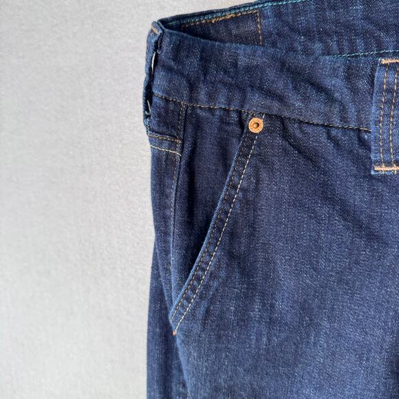 Levi’s 545 Low Skinny Capri Jeans Black Wash Size 10 - Picture 3 of 7